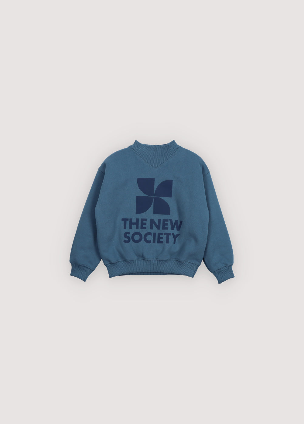 TNS Logo Rib Collar Sweatshirt Void Blue