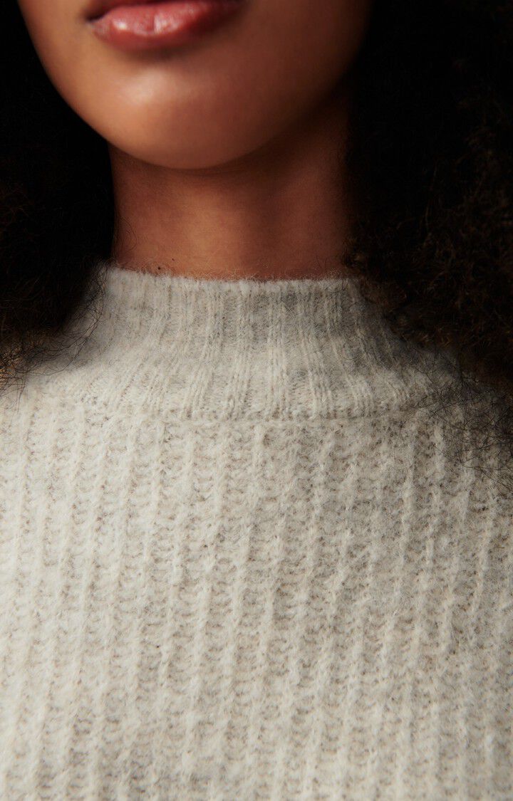 PULL COURT BOULE ML COL MONTANT