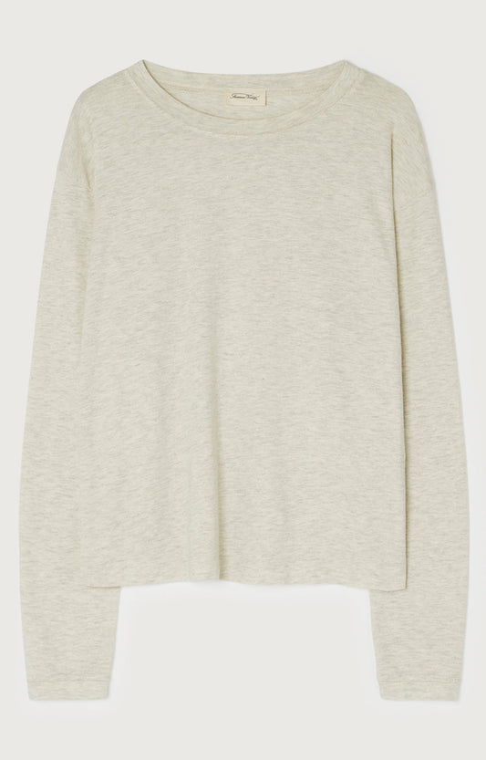 女士宽松船领T恤