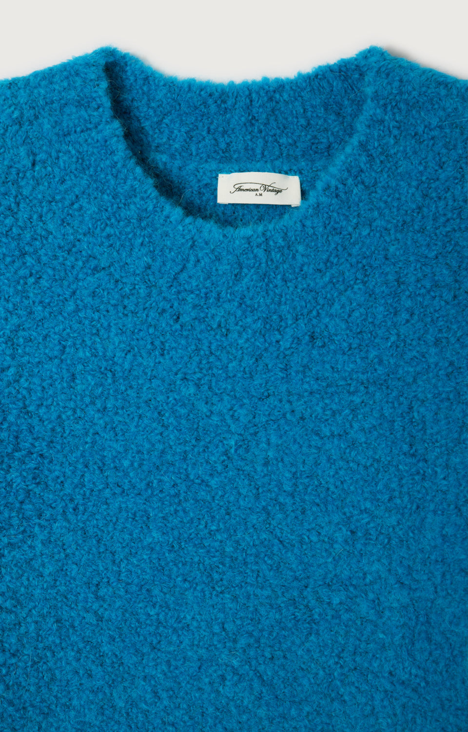 女士宽松版型圆领毛衣