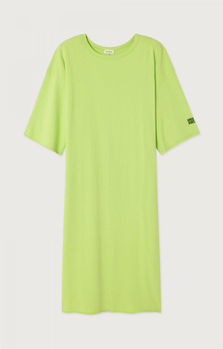 女士圆领长款宽松连衣裙