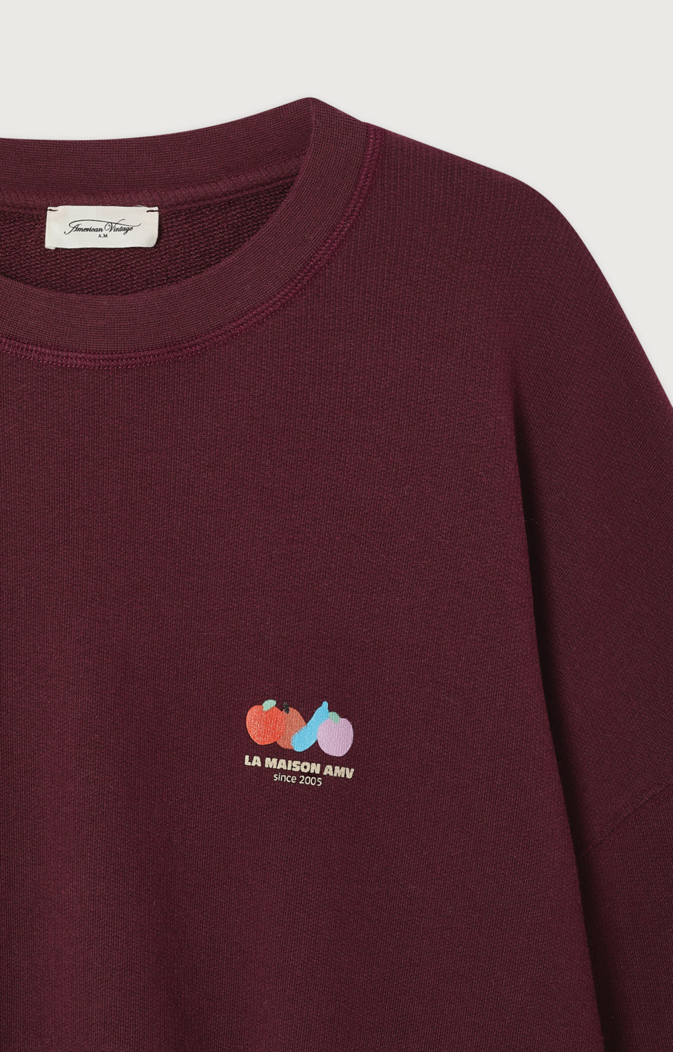 SWEAT AMPLE ML COL ROND