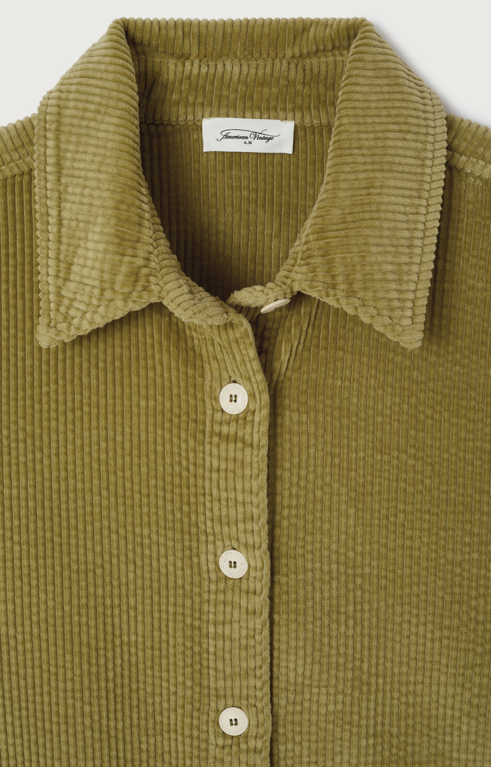 CHEMISE LONGUE AMPLE ML COL BOUTONNE