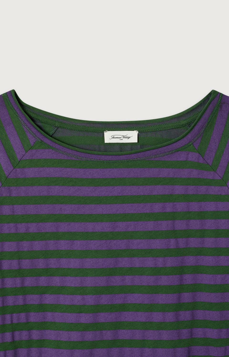 T-SHIRT AJUSTE ML COL BATEAU