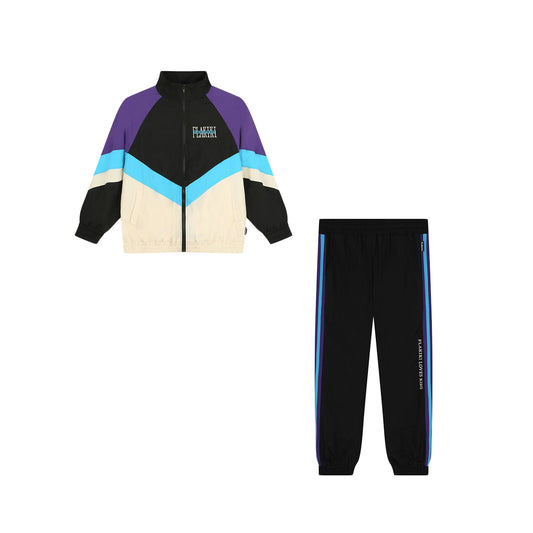 儿童紫色运动套装