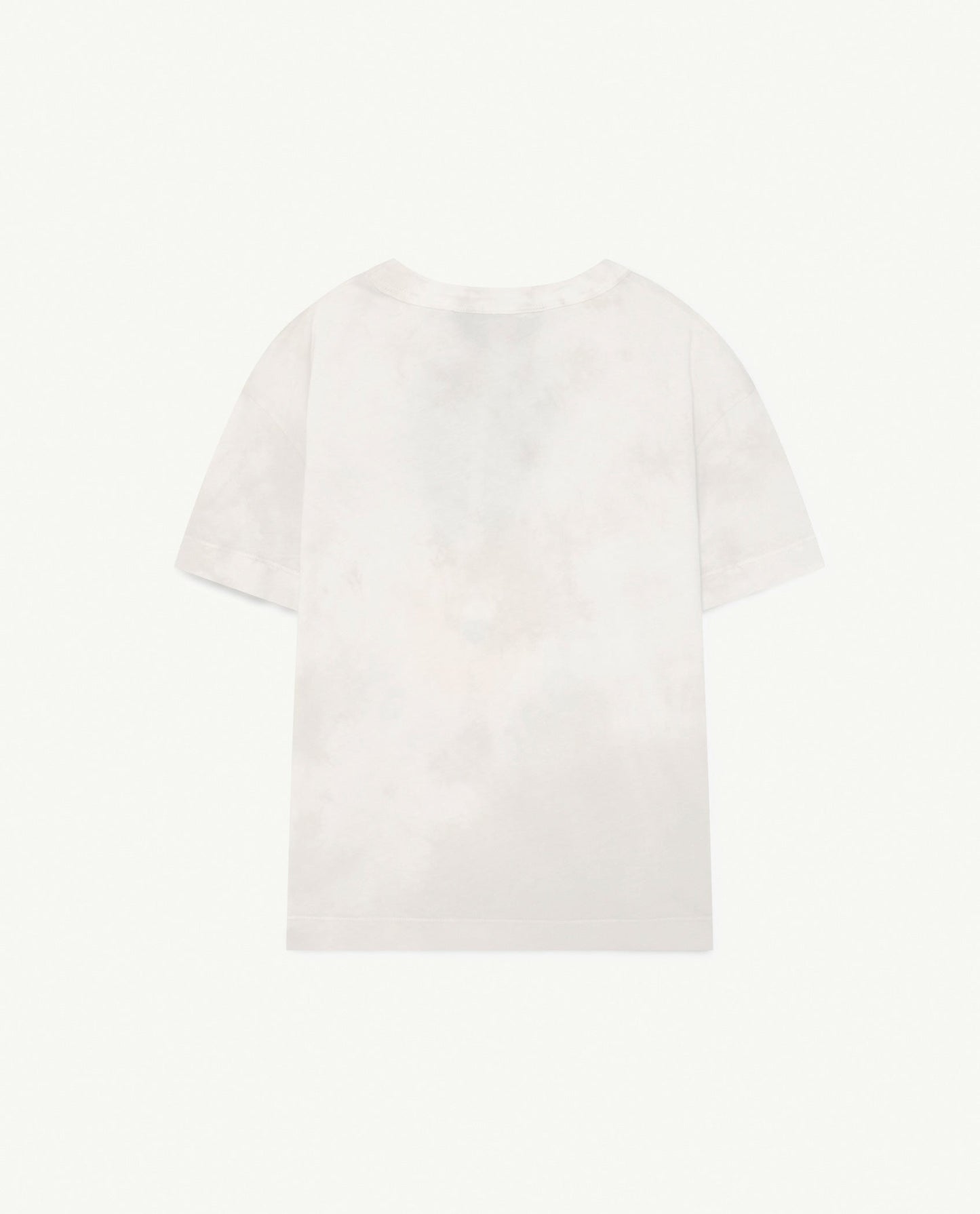 Boys & Girls White Dog Print Cotton T-Shirt