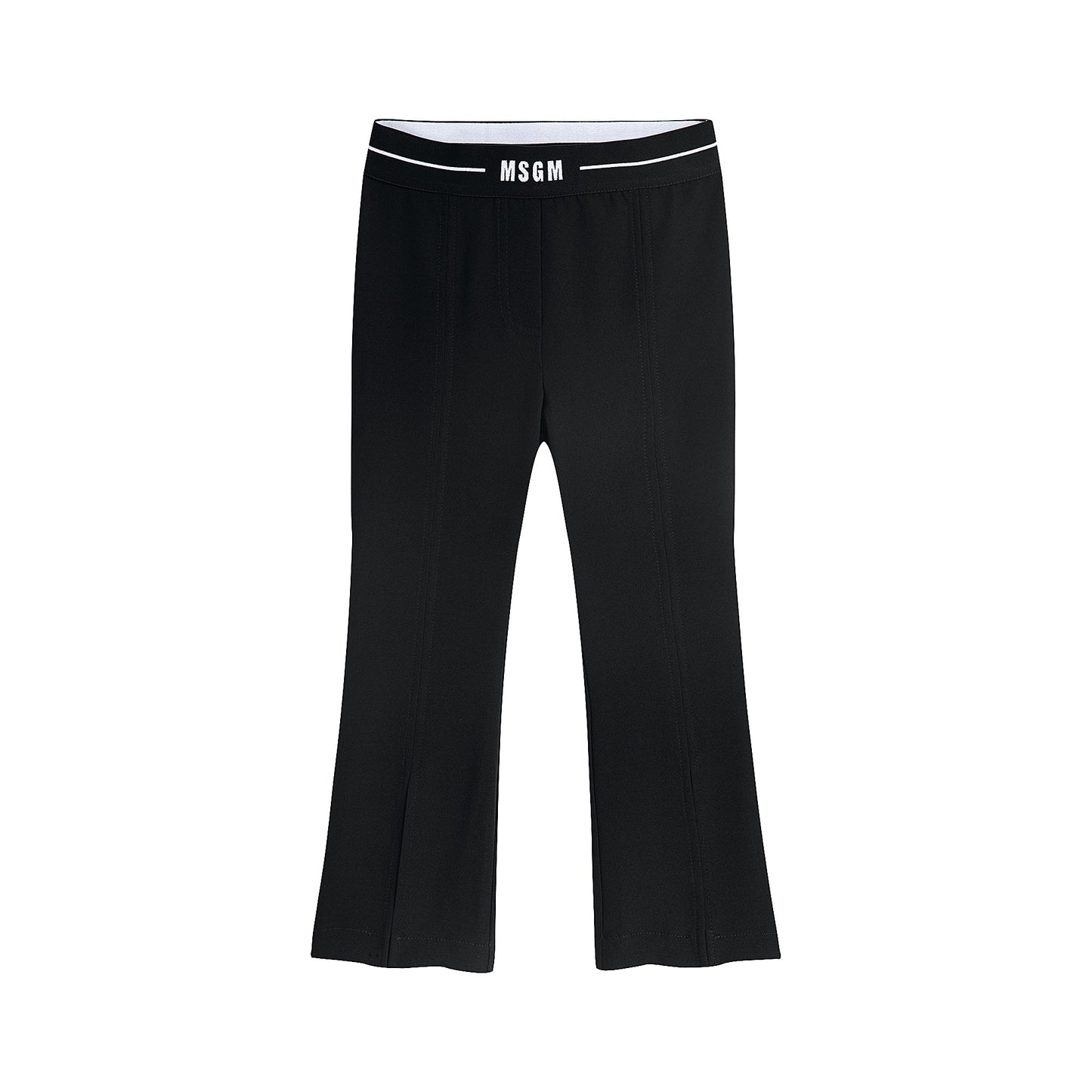 女童黑色Logo长裤