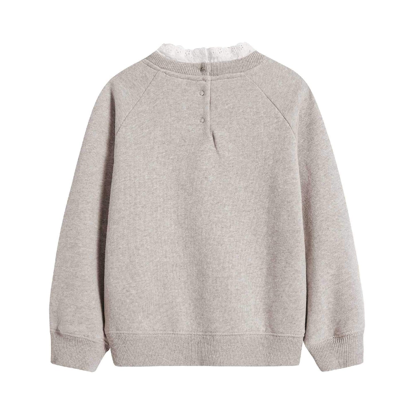 Girls Light Grey Sweatshirt