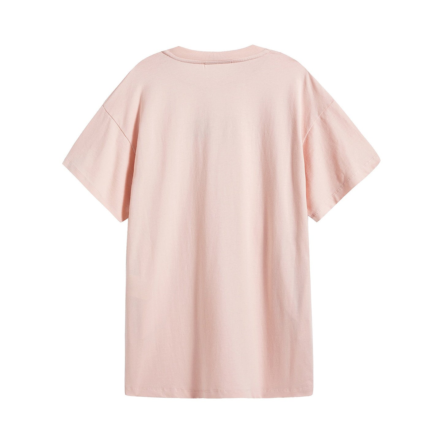 Girls Pink Logo Cotton Dress