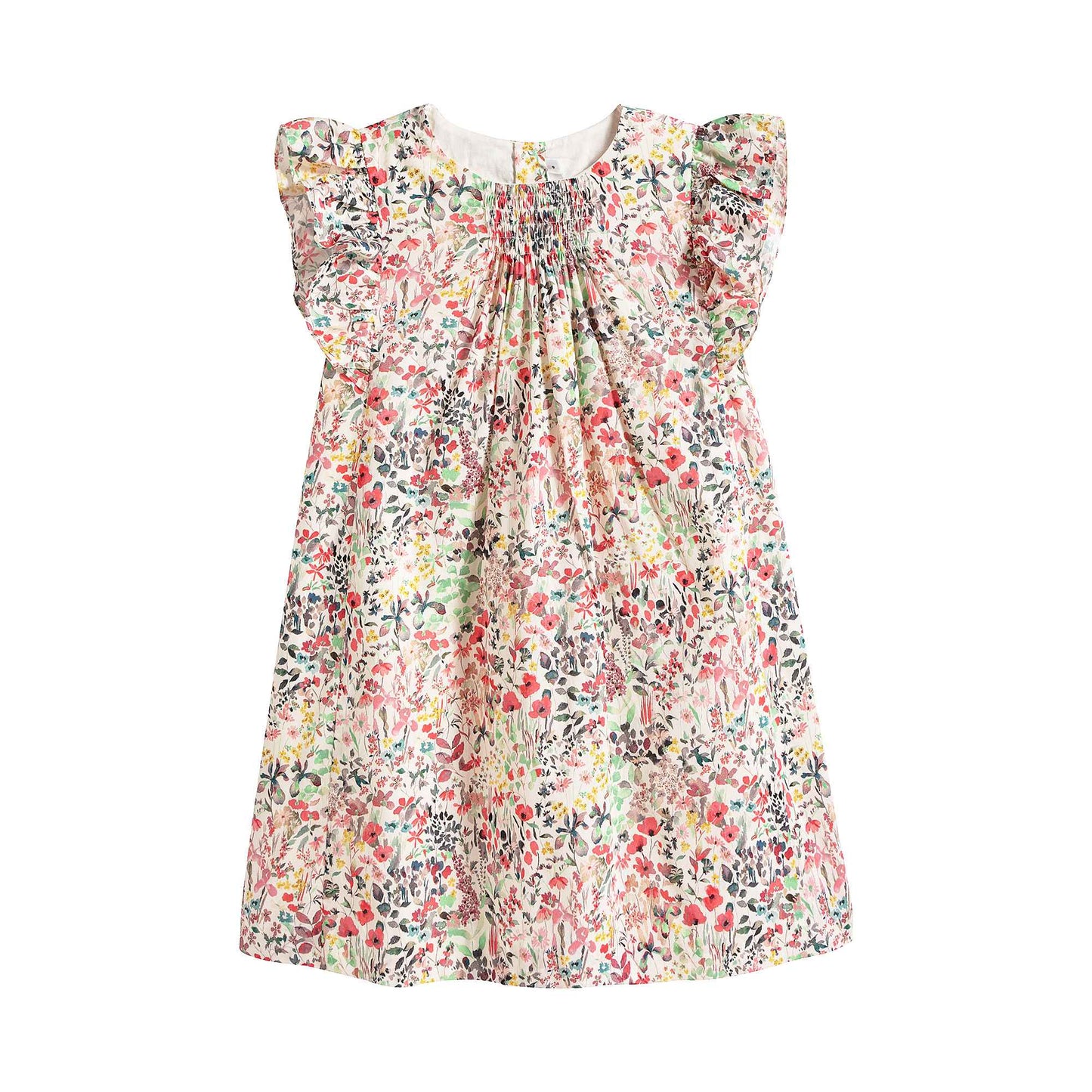 Girls Multicolor Cotton Dress