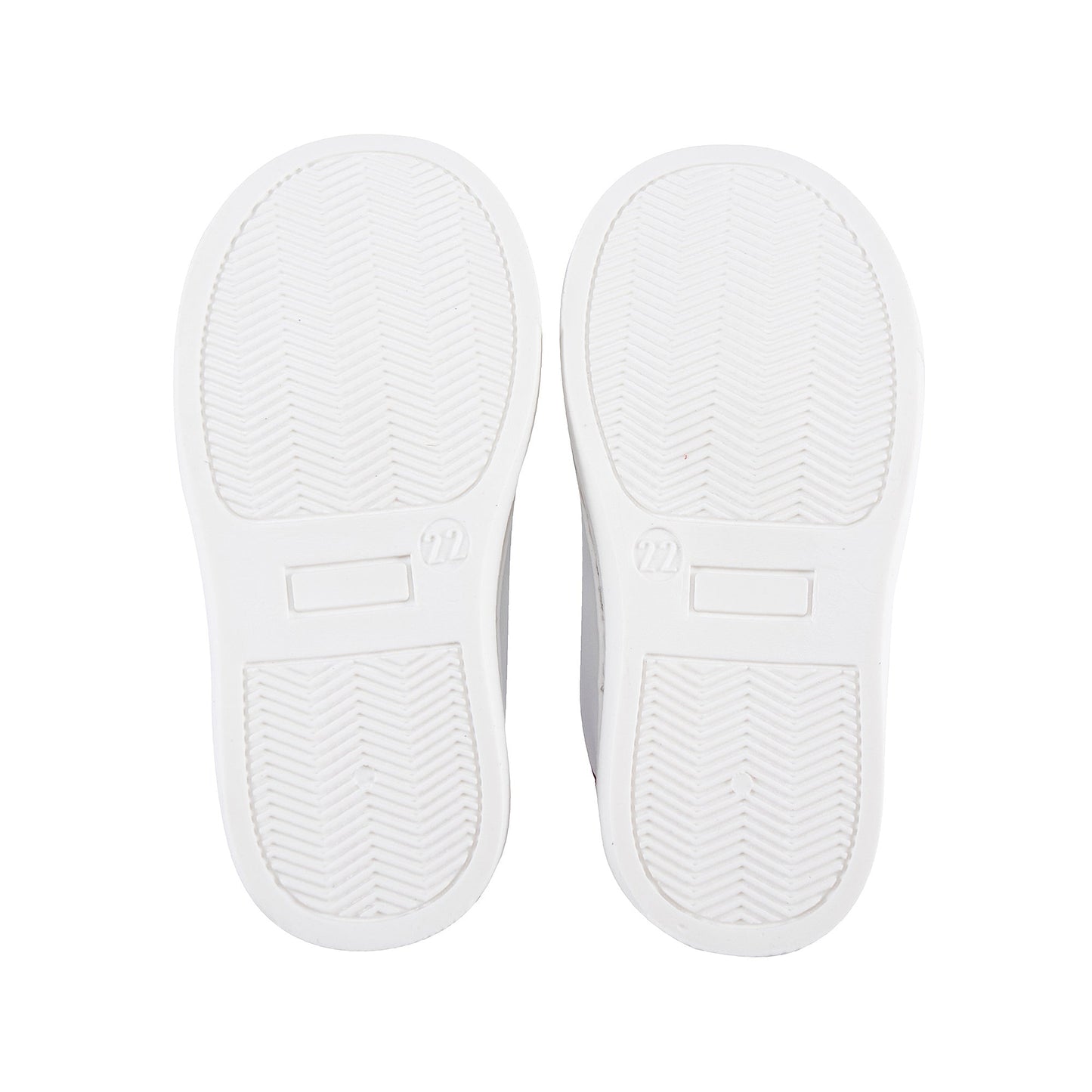 Baby Girls Red Patch Teddy Sneakers