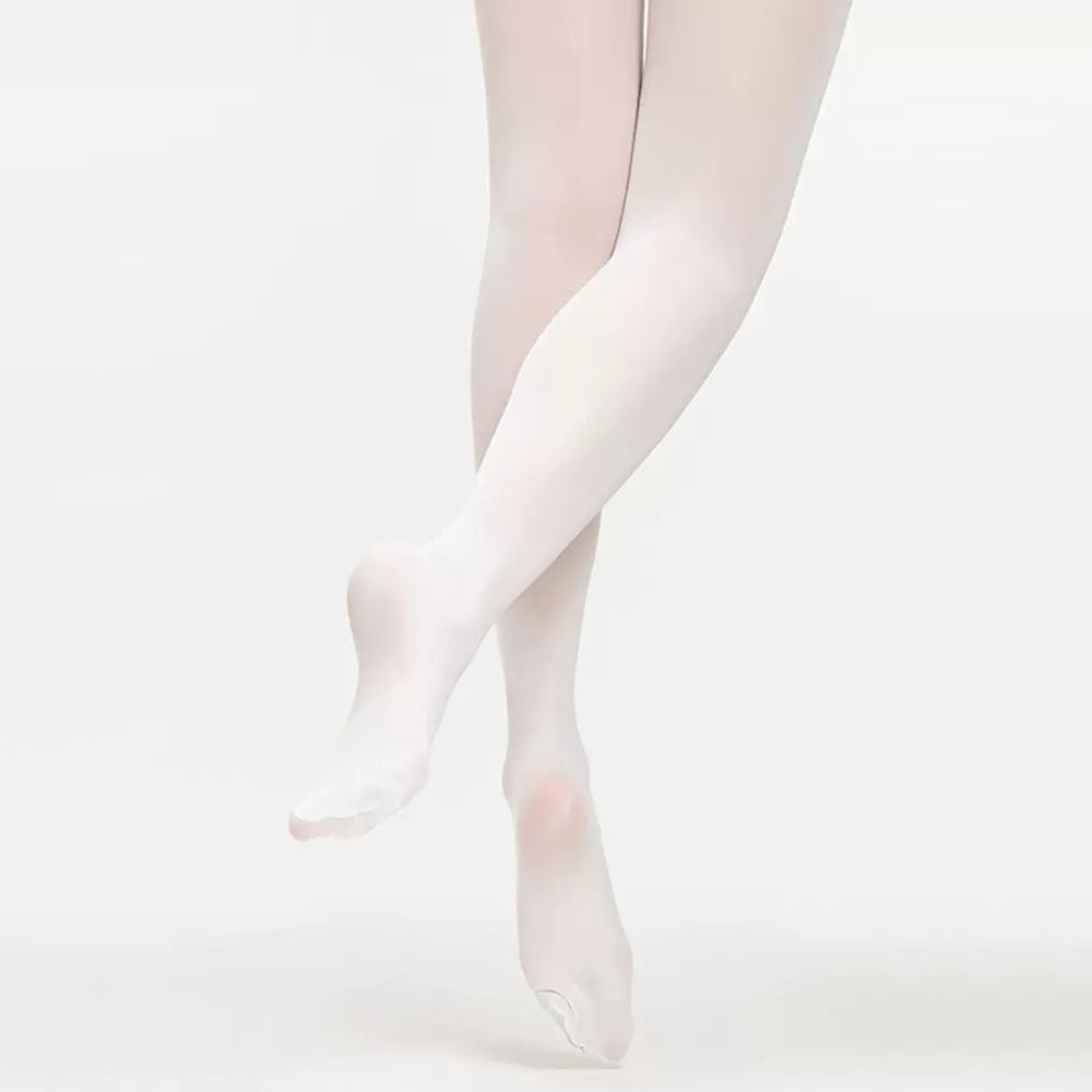 女童白色芭蕾舞连裤袜