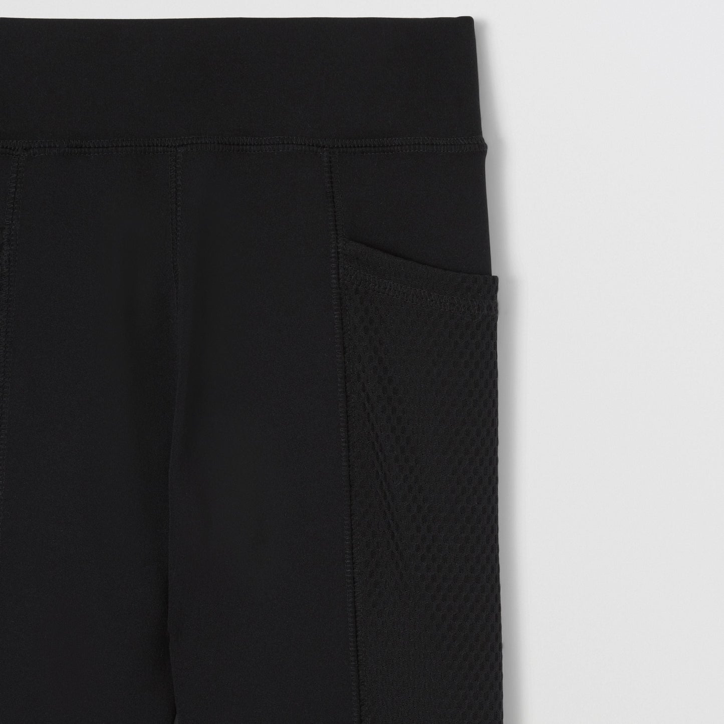 女童黑色Logo长裤