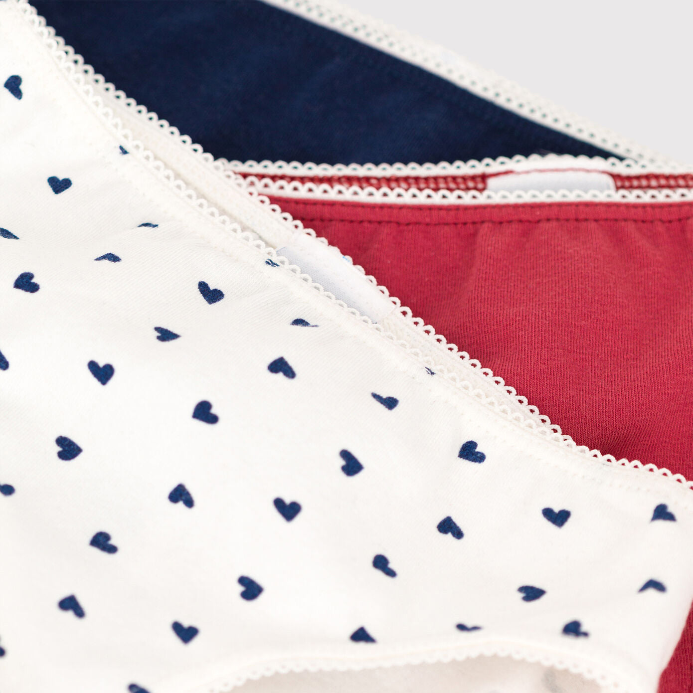 女童彩色棉内裤套装(3件)