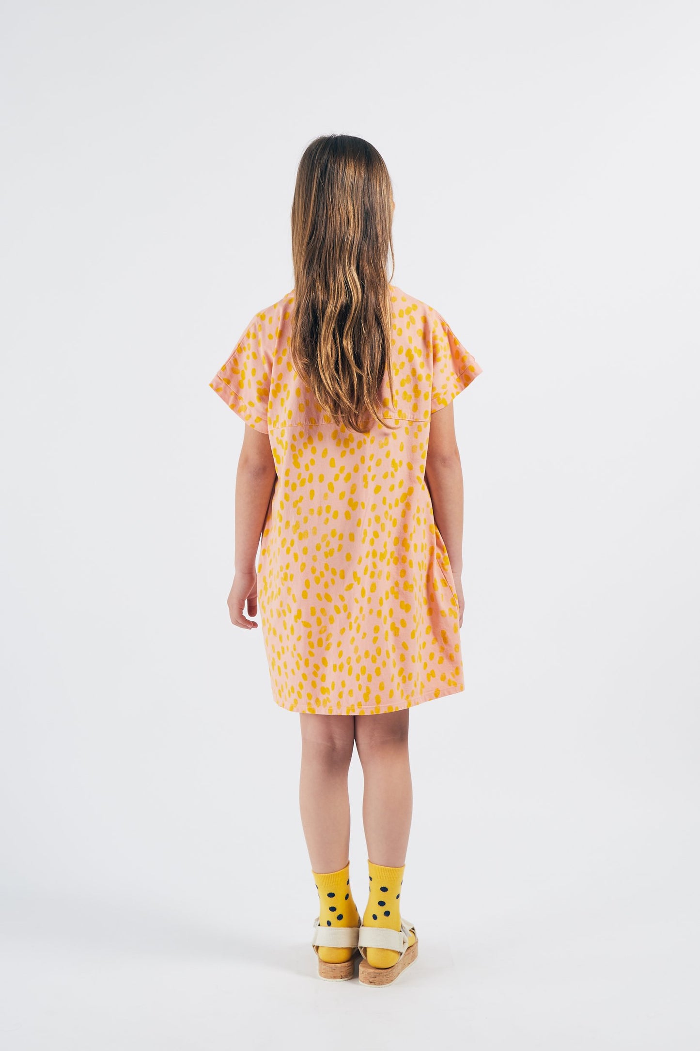 Girls Pink Tango Cotton Dress