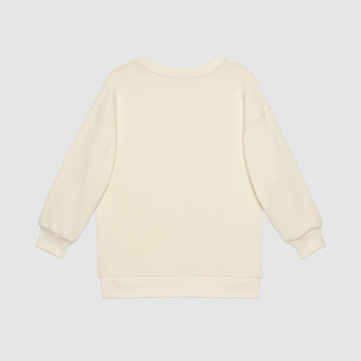 Girls White Bear Dress