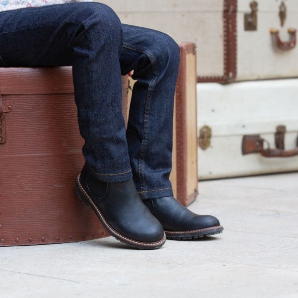 Boys & Girls Black Boots