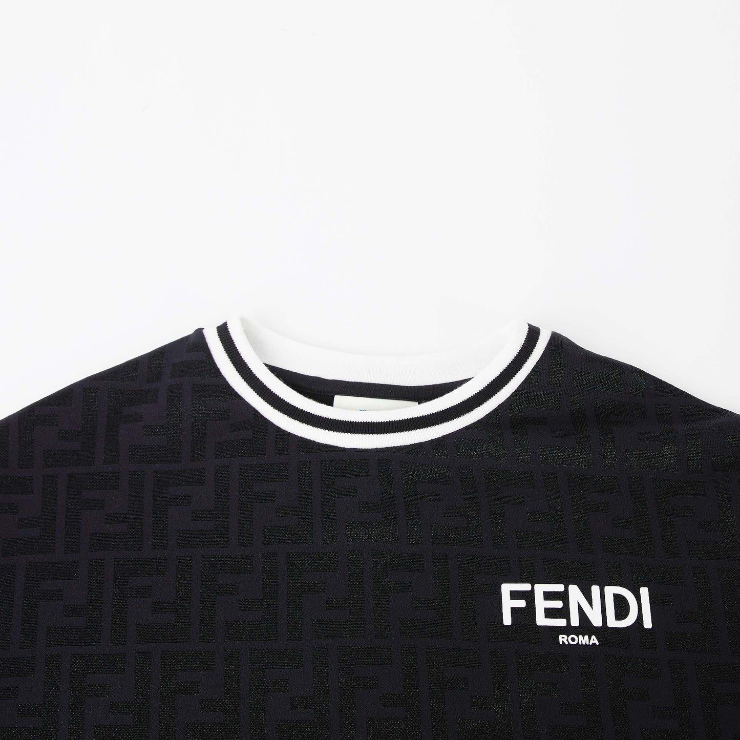 儿童黑色Logo T恤