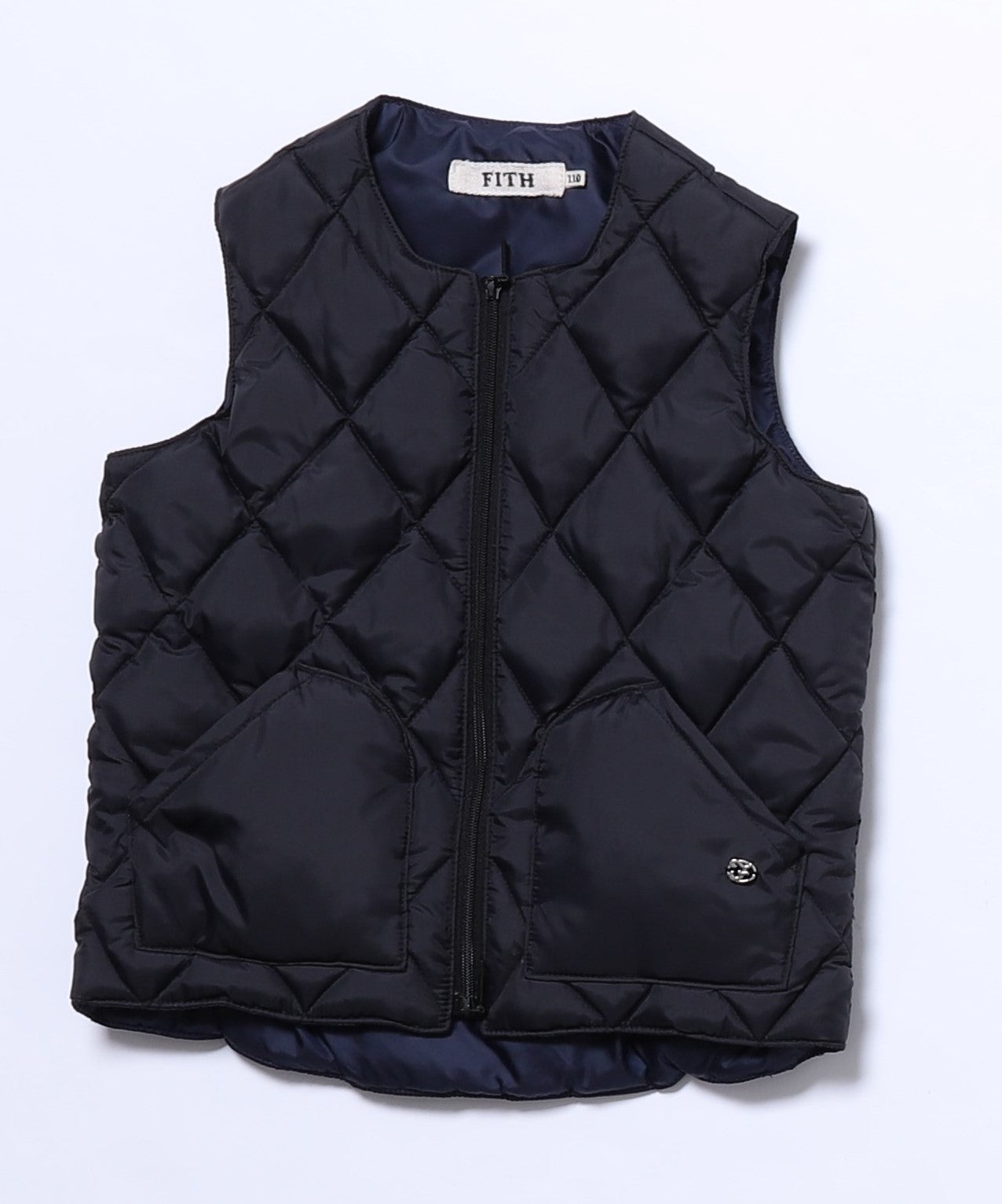 Boys Black Padded Vest