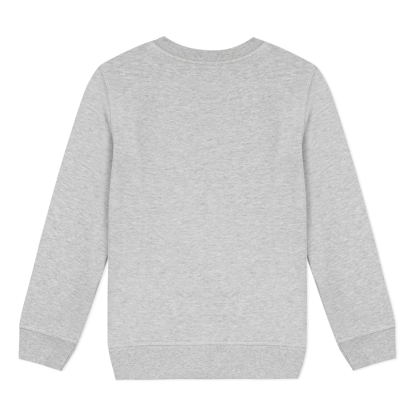 Girls Light Grey Cotton Sweatshirt