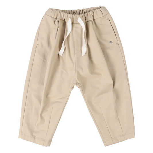 男童米色长裤