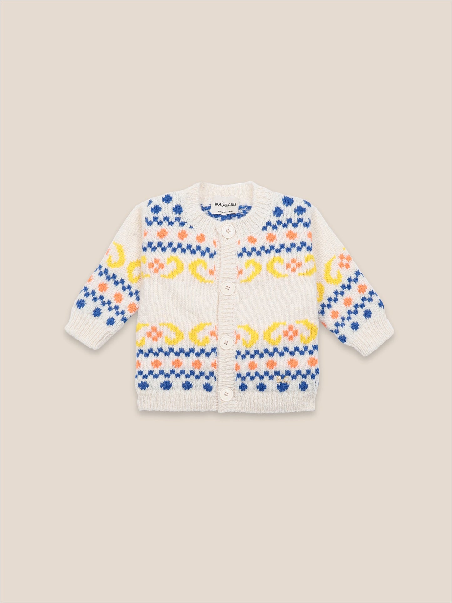 Baby Boys Brown Rice Cardigan