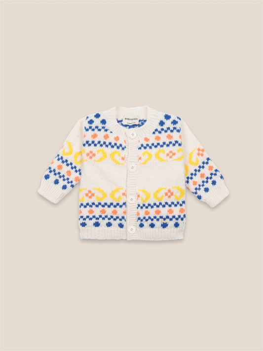 Baby Boys Brown Rice Cardigan