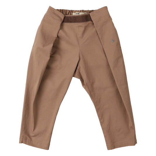 儿童棕色长裤