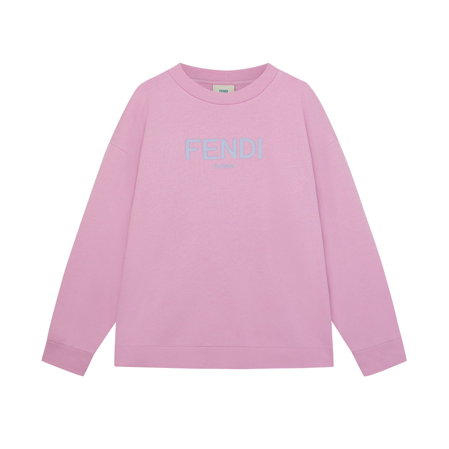 女童粉色Logo棉卫衣