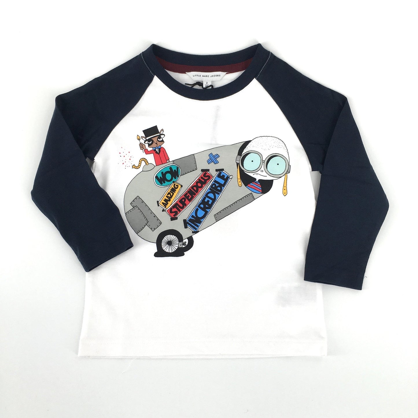 Boys White 'Mr Marc' Printed T-Shirt