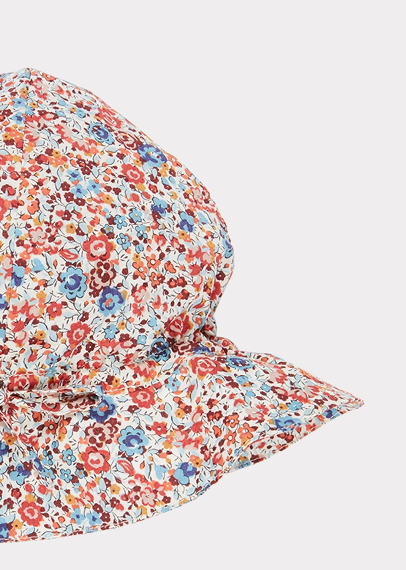 Girls Floral Sun Hat