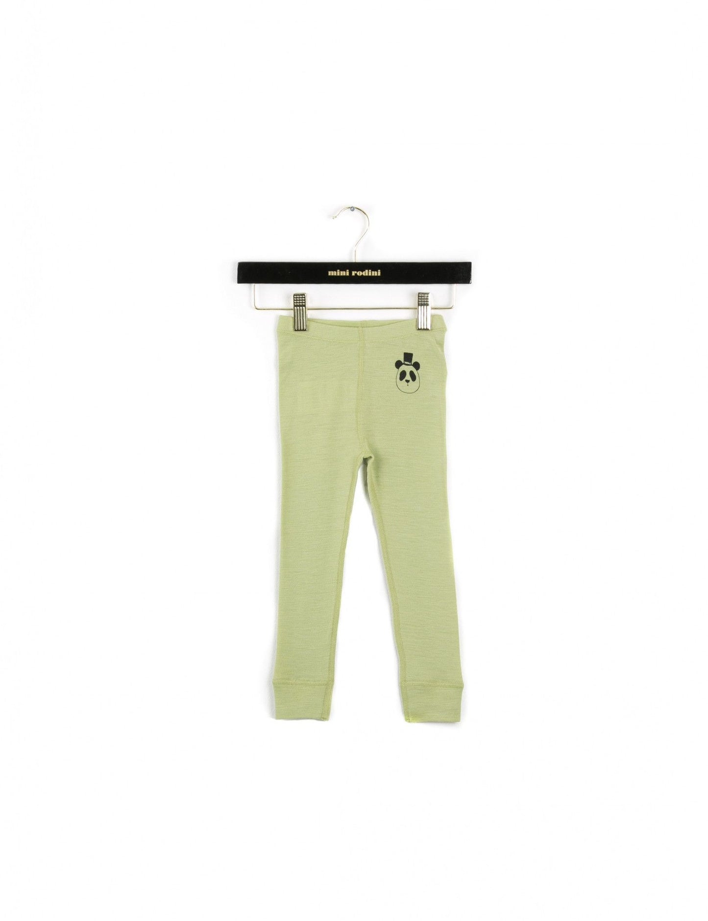 Panda Green Wool Leggings