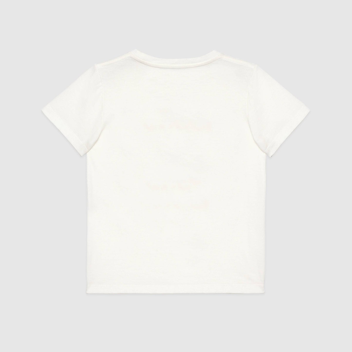 Boys & Girls White Logo Cotton T-Shirt