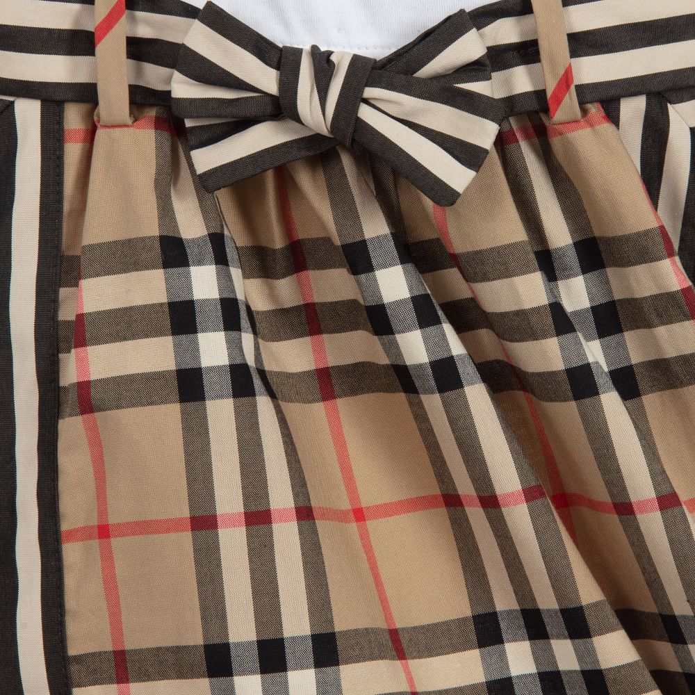Girls Archive Beige Cotton Dress