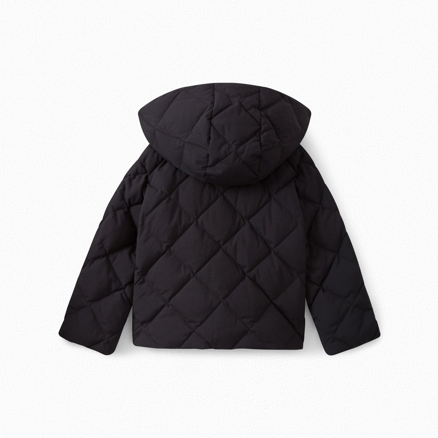 Girls Black Padded Down Jecket