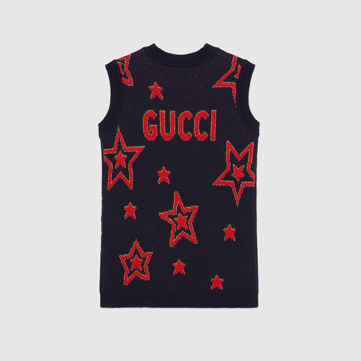 Girls Oltremare Stars Wool Sweater