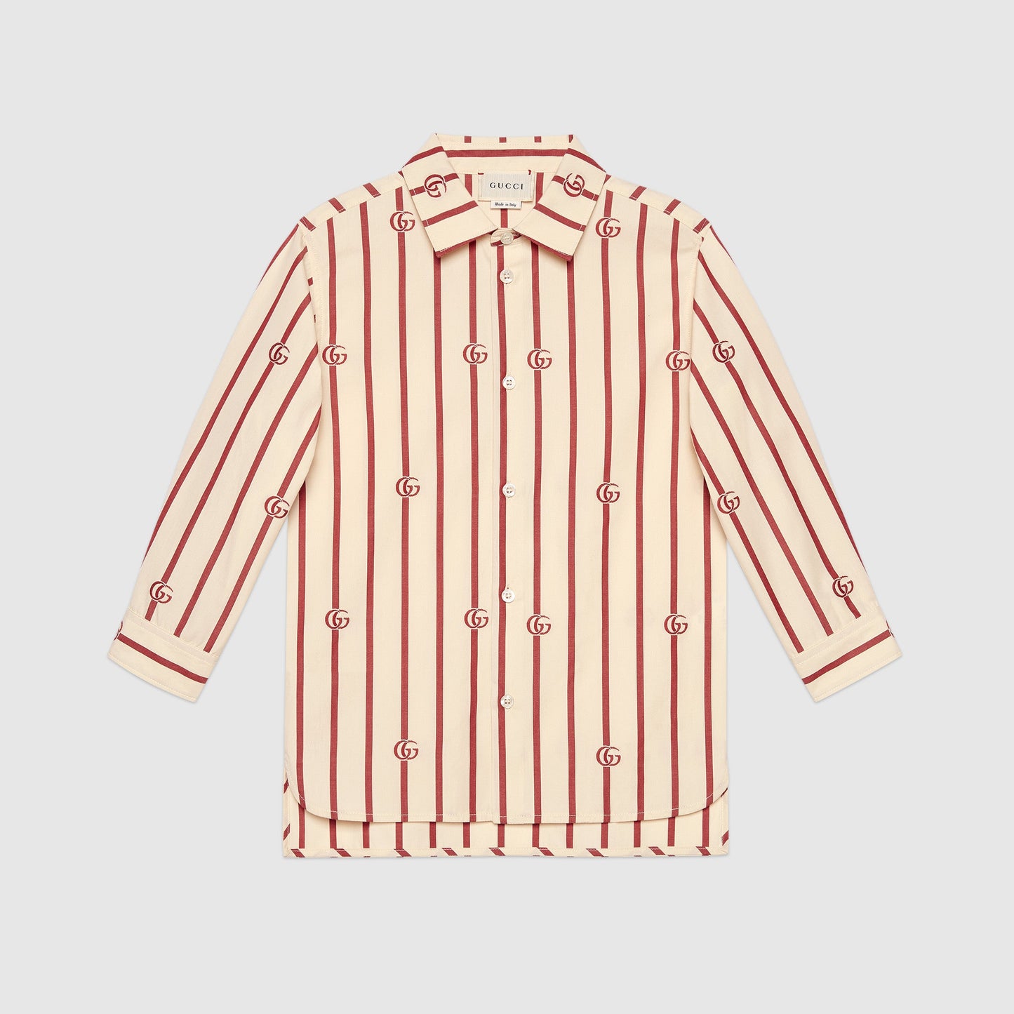 Girls Margarine & Red GG Cotton T-Shirt
