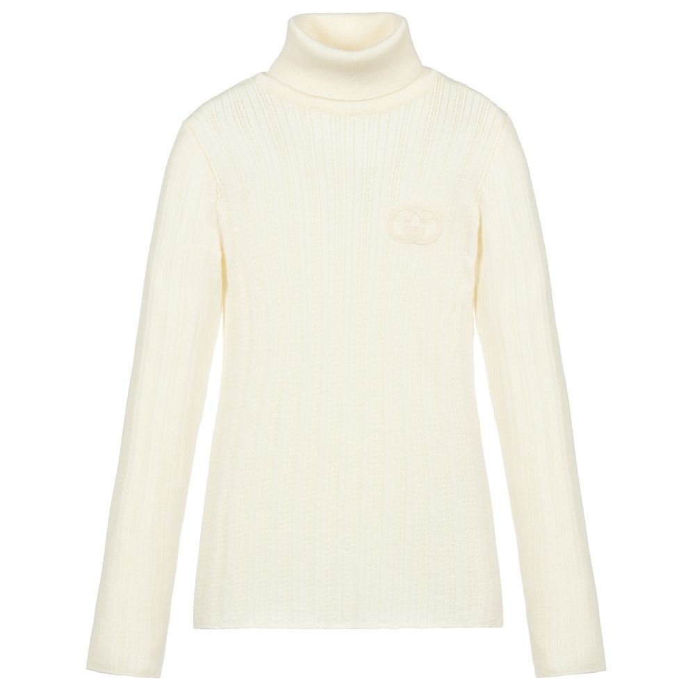 Girls Milk GG Wool Jumper