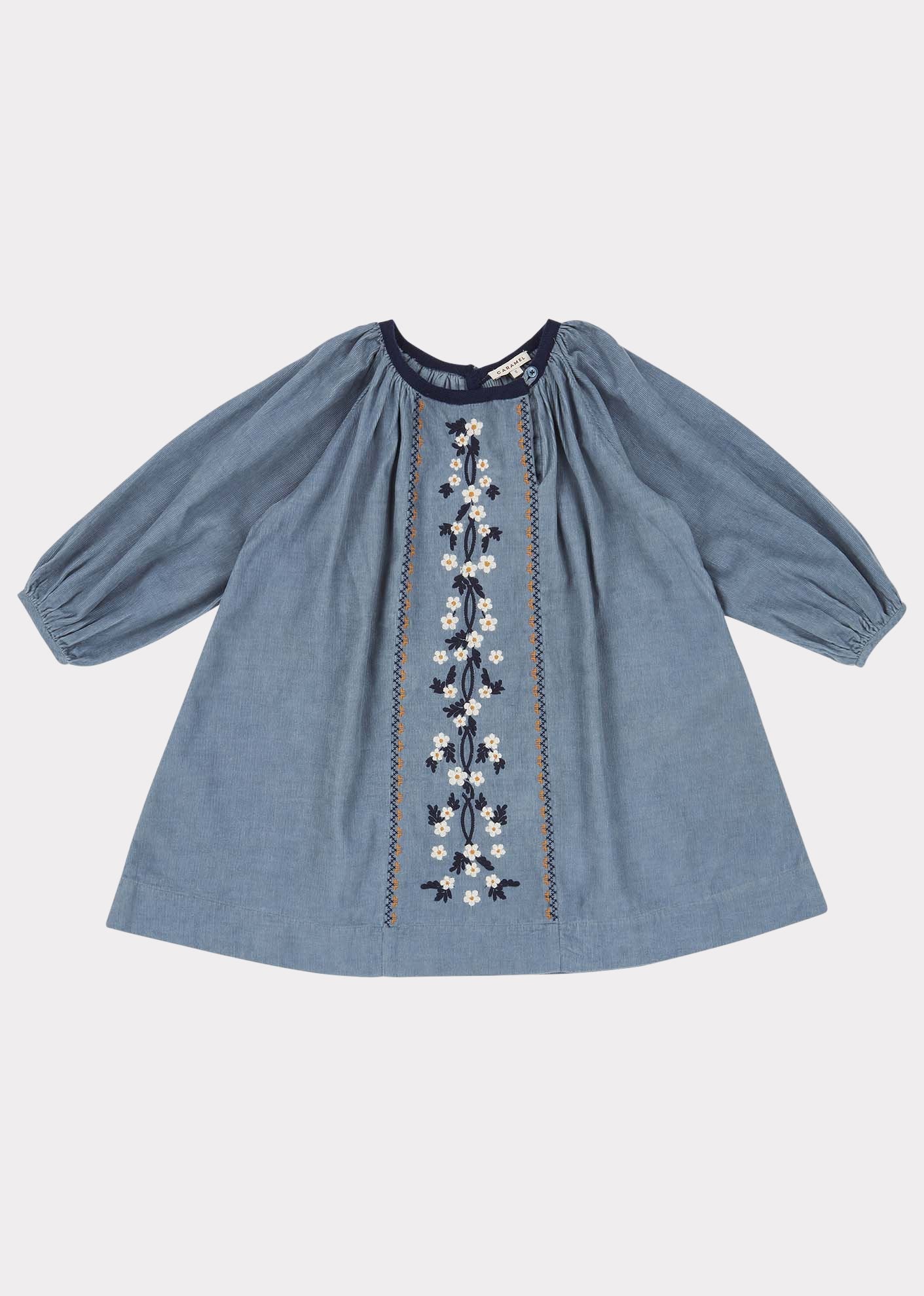 Girls Steel Blue Nightjar Dress
