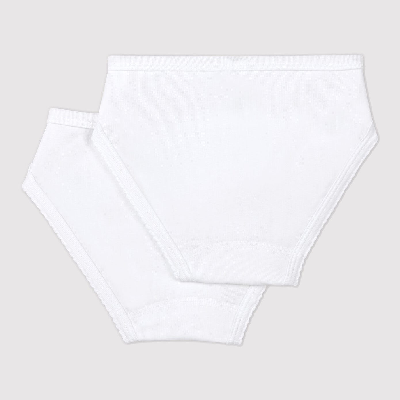 女童白色棉内裤套装(2件)