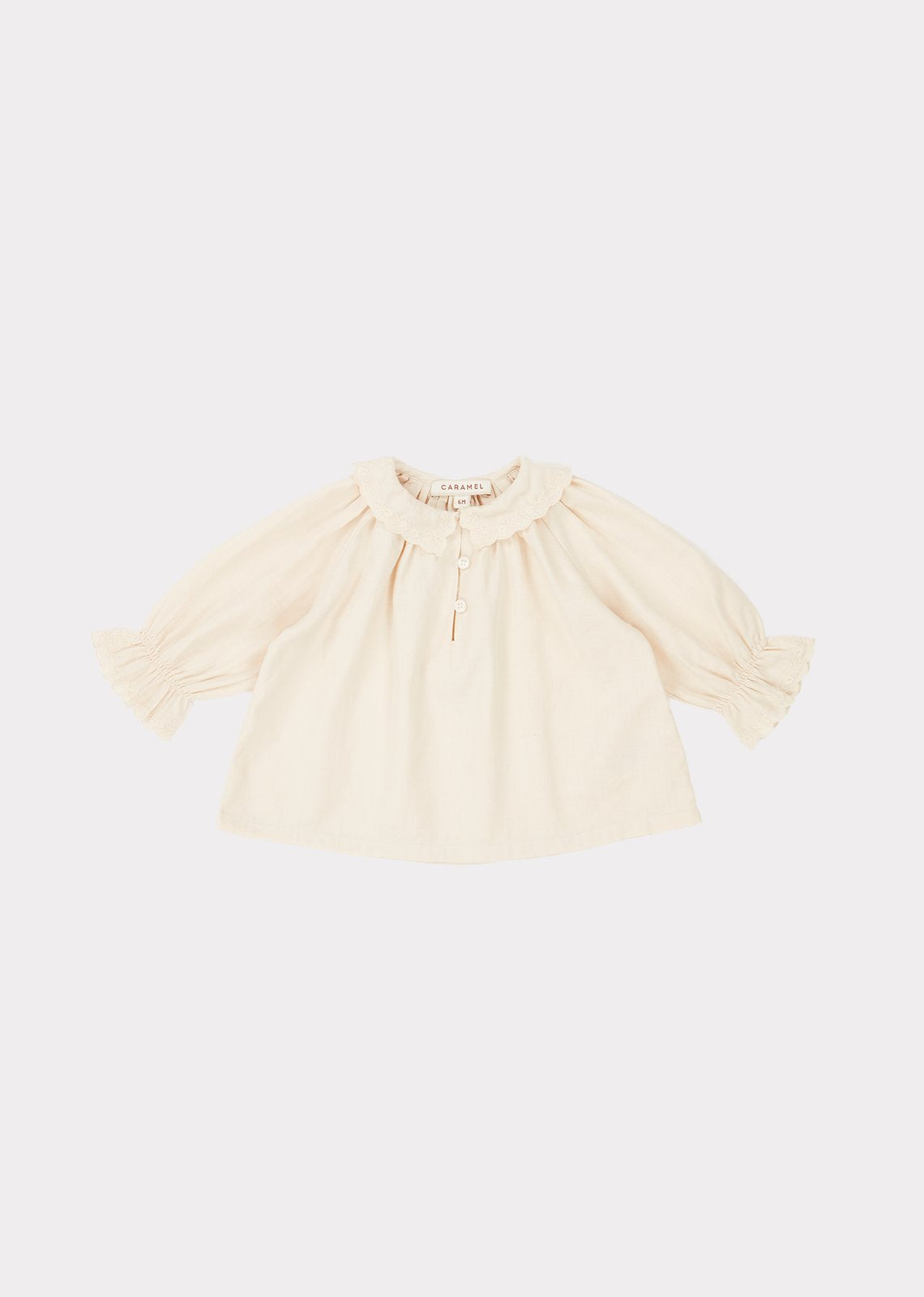 Baby Girls White Cotton Top