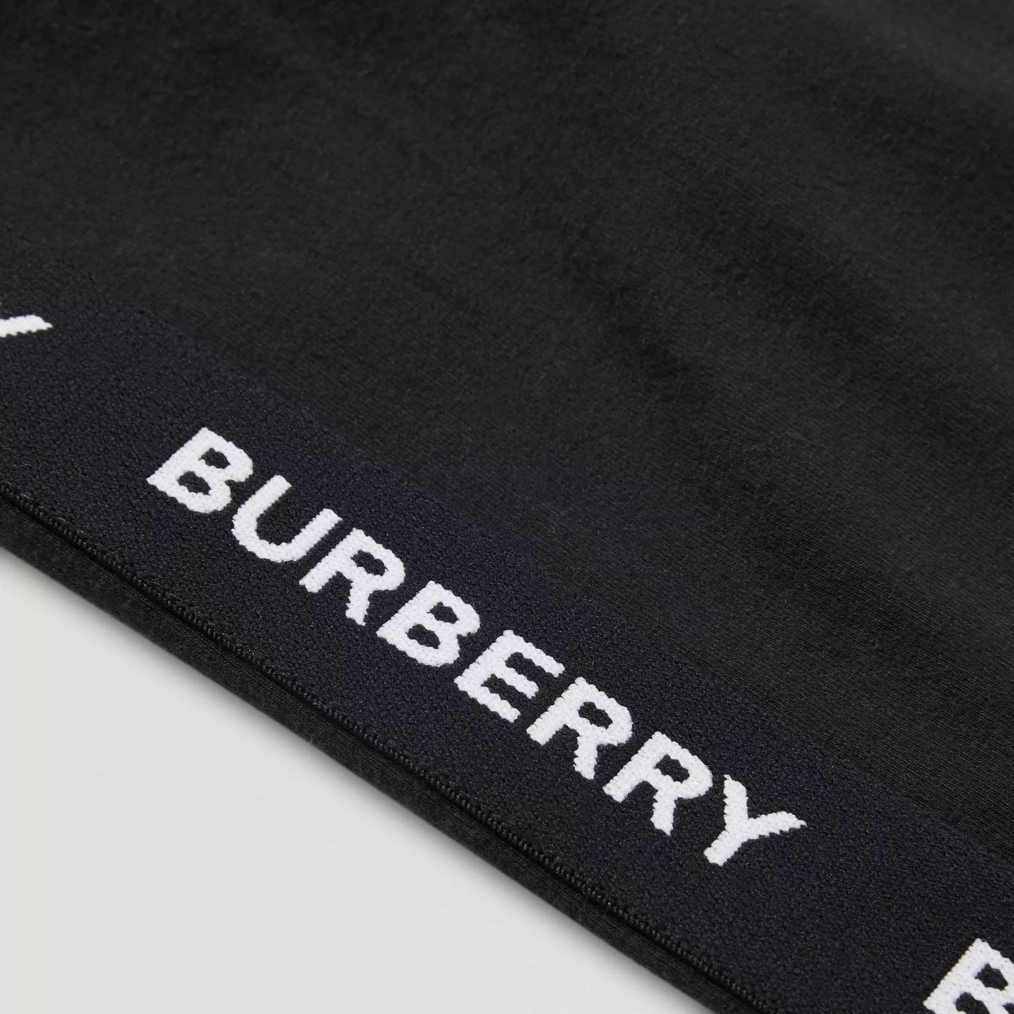 Girls Black Logo Cotton Trousers