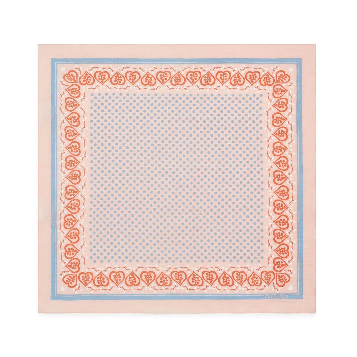Girls Pink Printing Cotton Scarf
