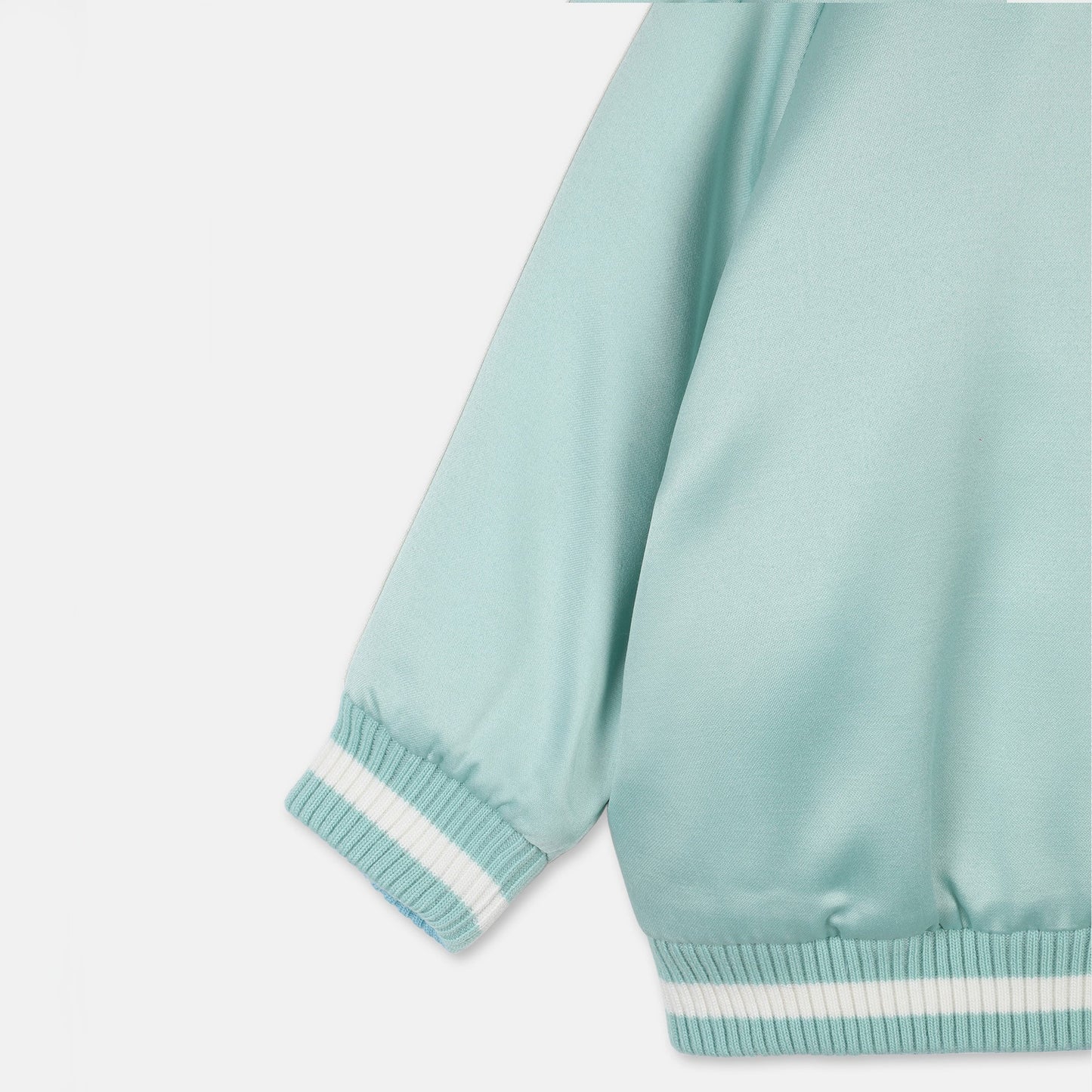 Baby Girls Mint Butterfly Reversible Jacket