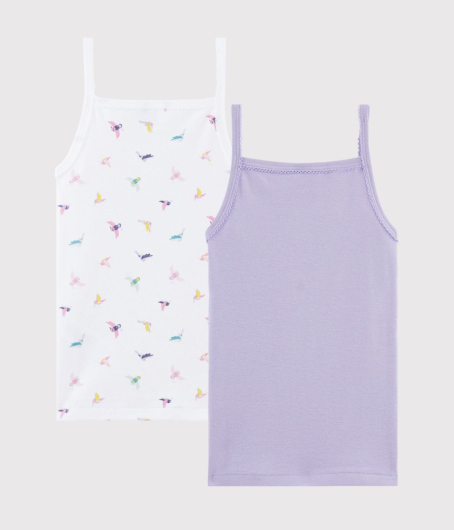 Girls Multicolor Cotton Vest Sets