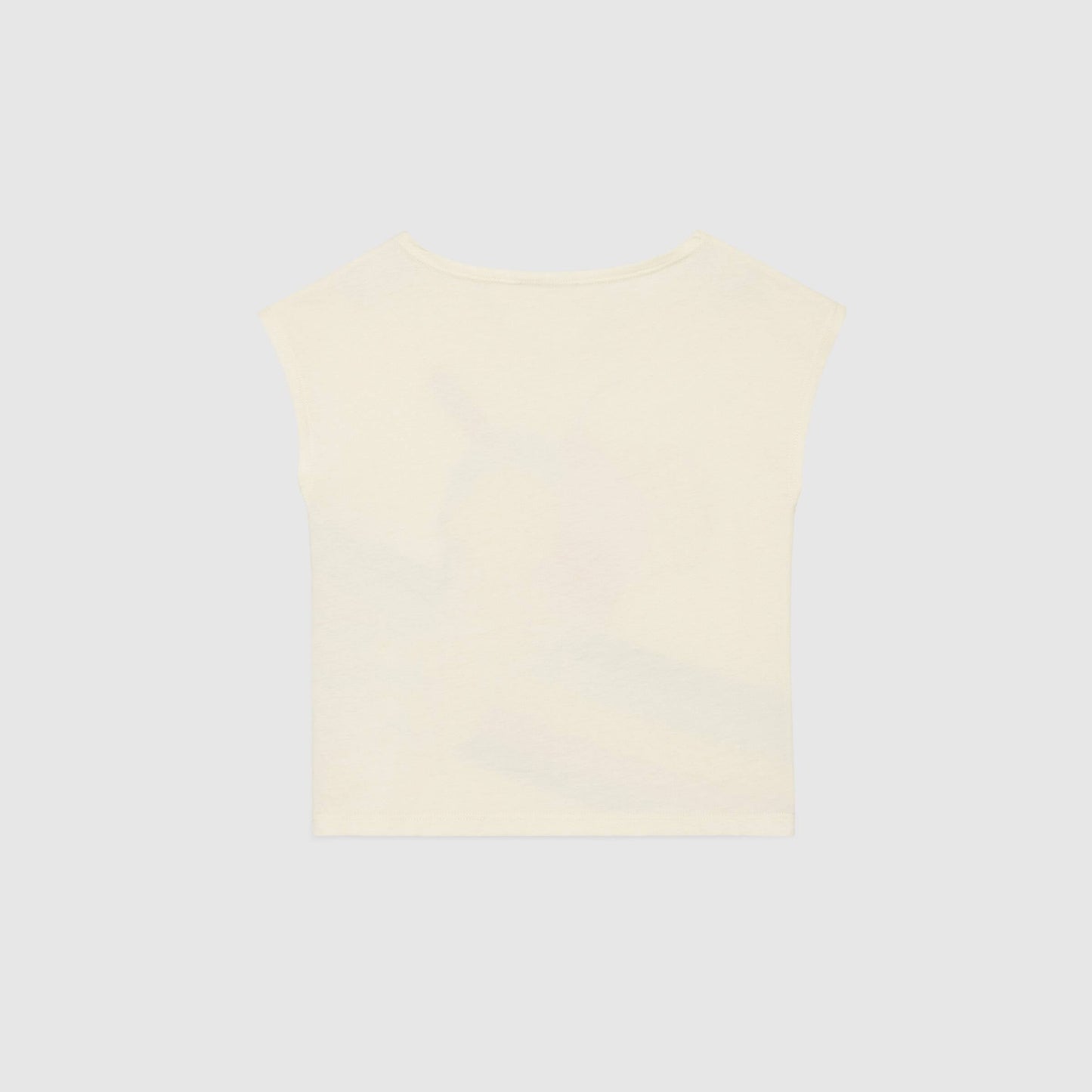 Girls Ivory Printing Cotton T-Shirt