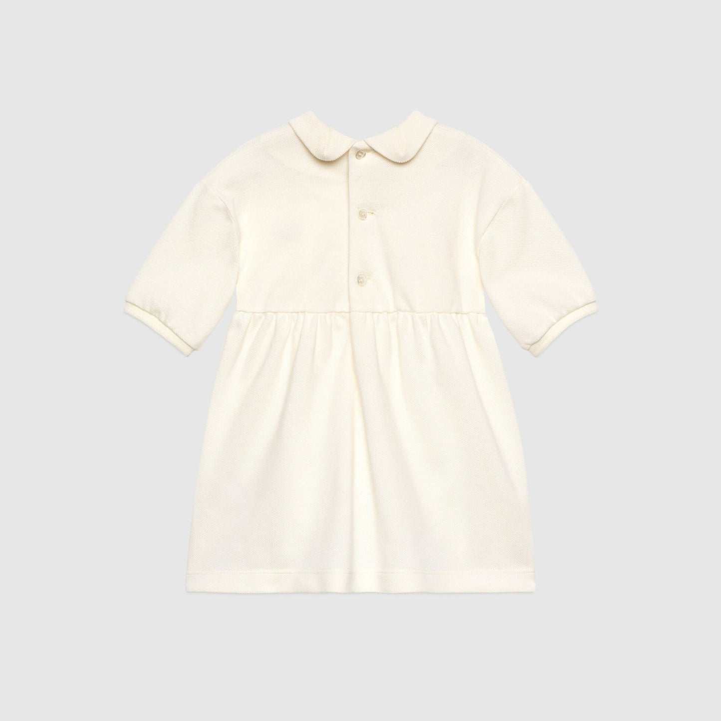 Baby Girls Ivory GG Cotton Dress
