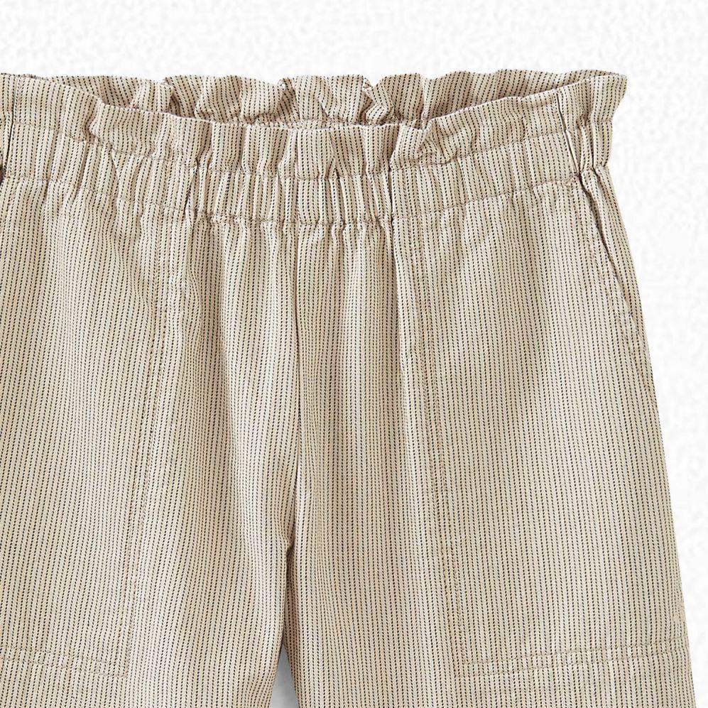 Girls Beige String Pants