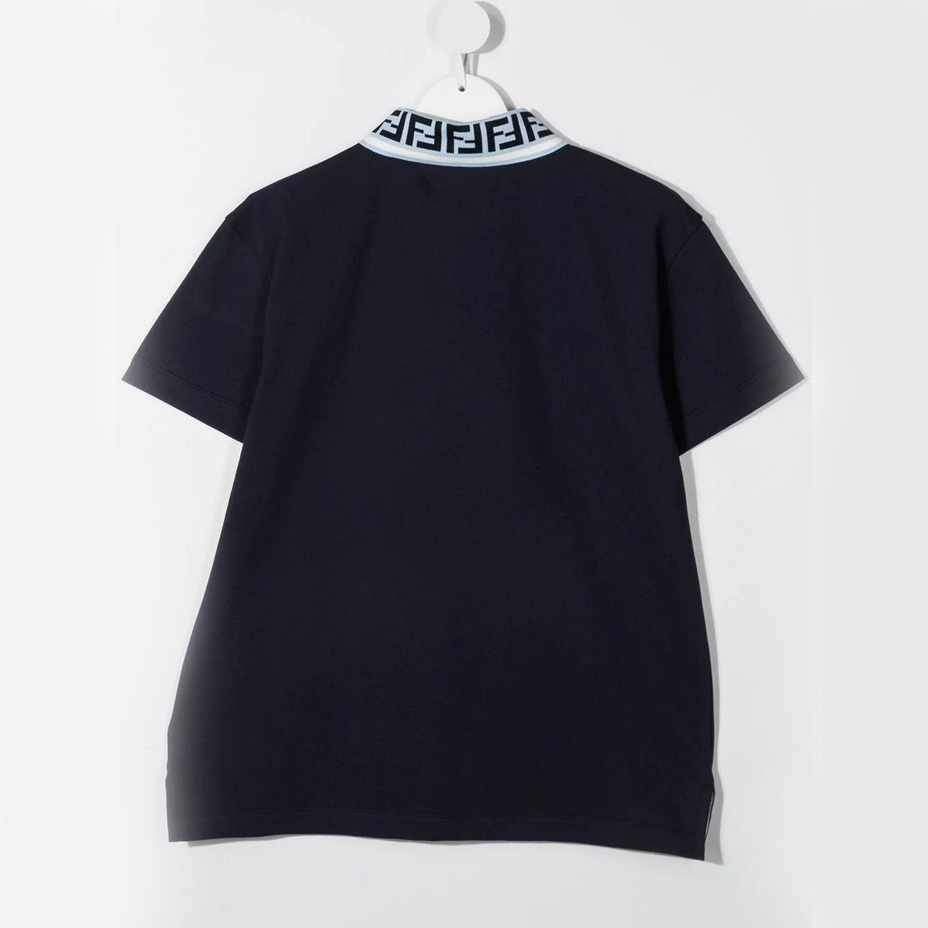 Boys Navy FF Cotton Polo Shirt