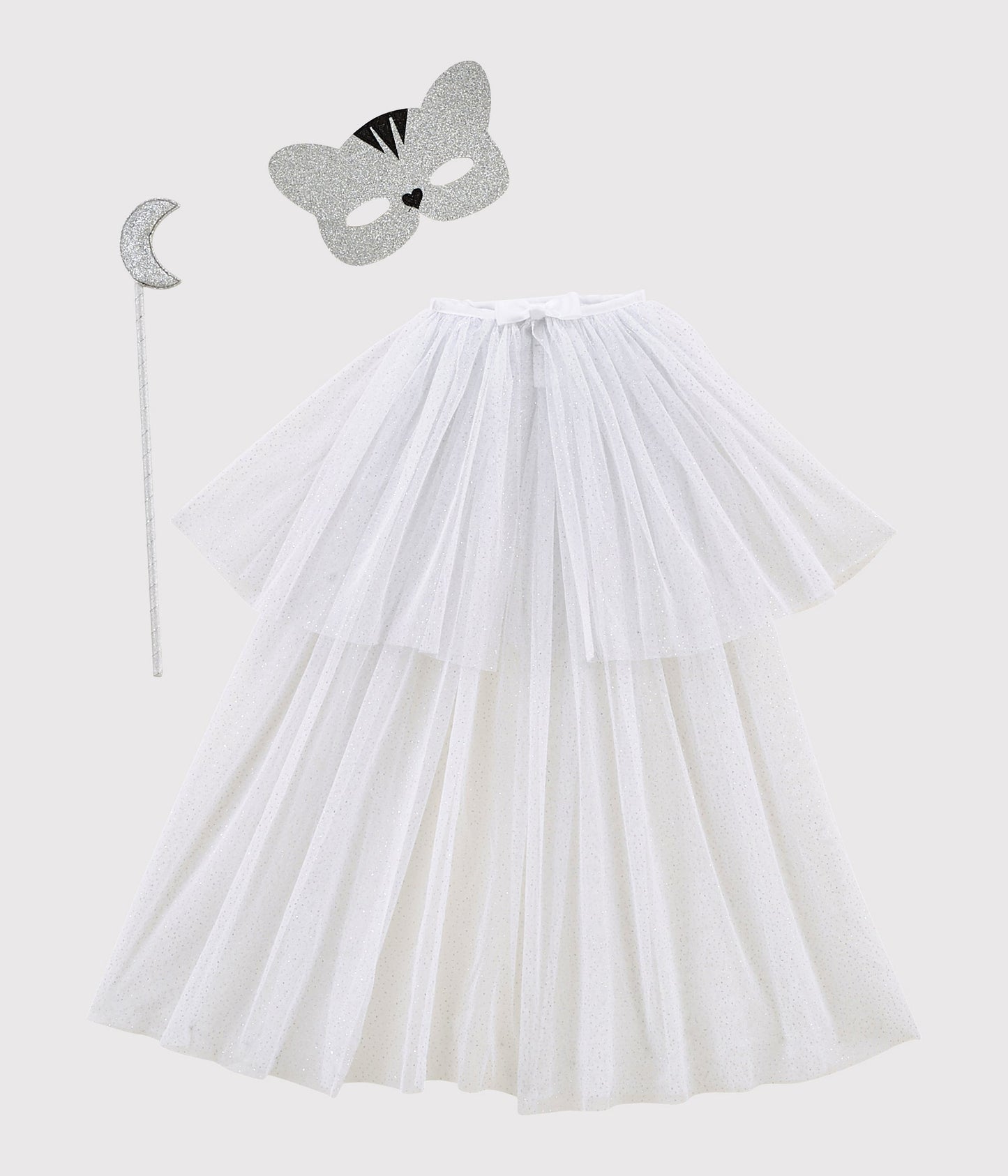 Girls White Cat Costume